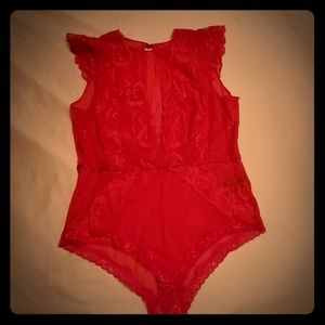 Red Bodysuit/lingerie